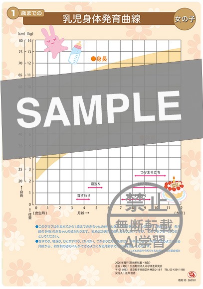 乳児発育曲線（女）